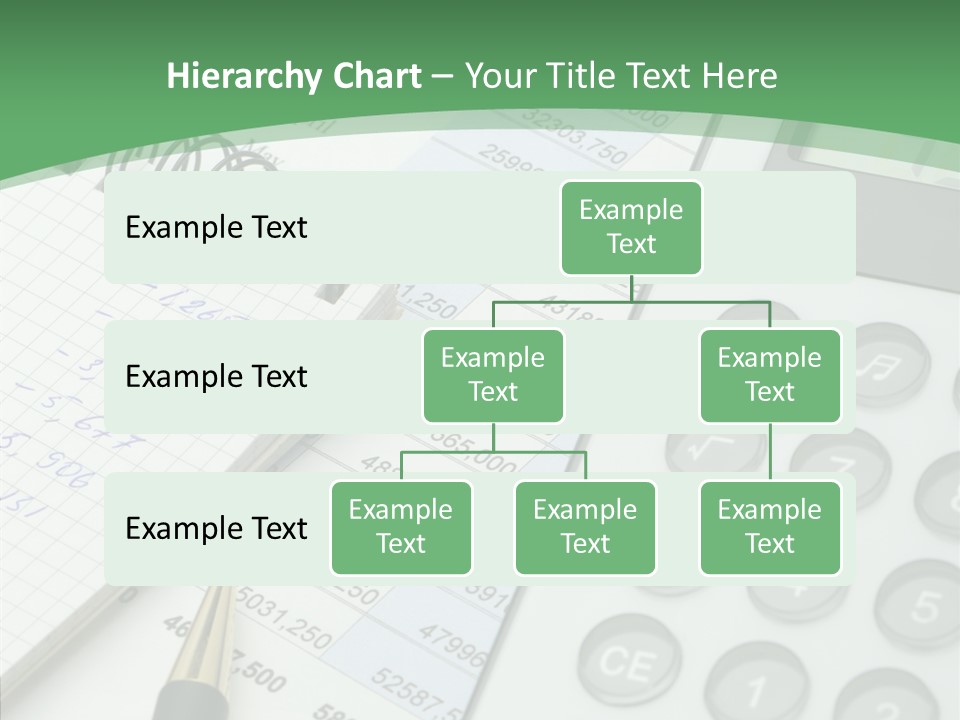 A Calculator Sitting On Top Of A Desk Next To A Pen PowerPoint Template