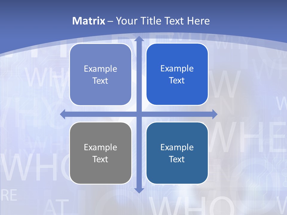 Question Mark Structure People PowerPoint Template