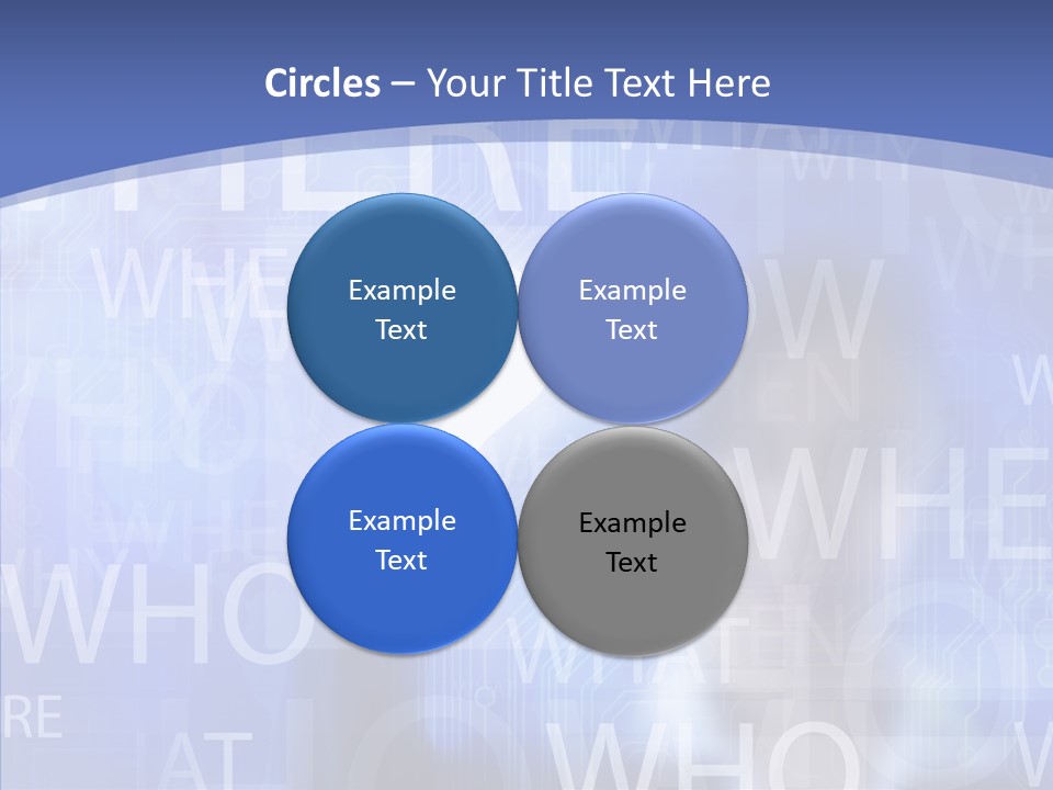 Question Mark Structure People PowerPoint Template