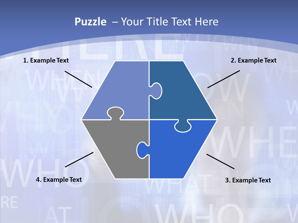 Question Mark Structure People PowerPoint Template