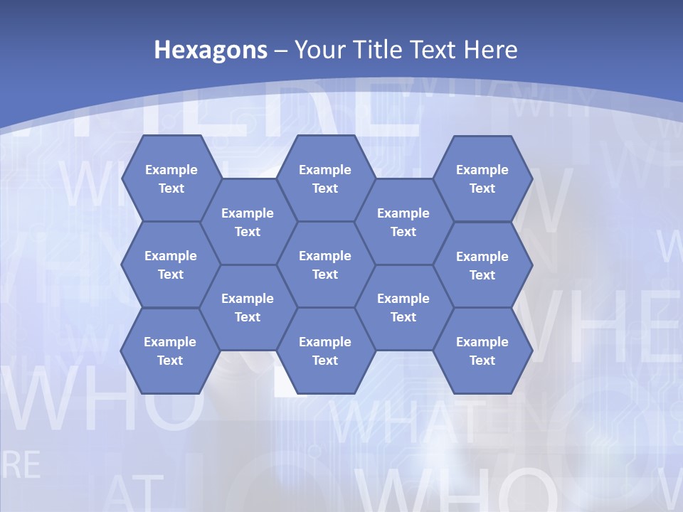 Question Mark Structure People PowerPoint Template