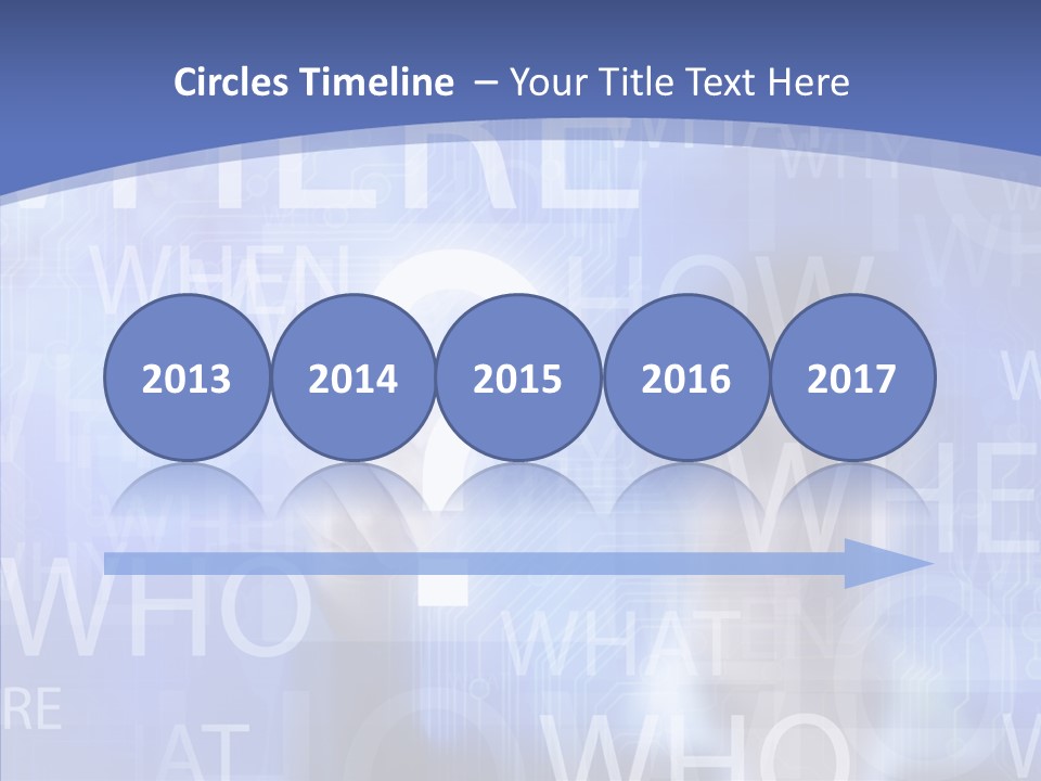 Question Mark Structure People PowerPoint Template