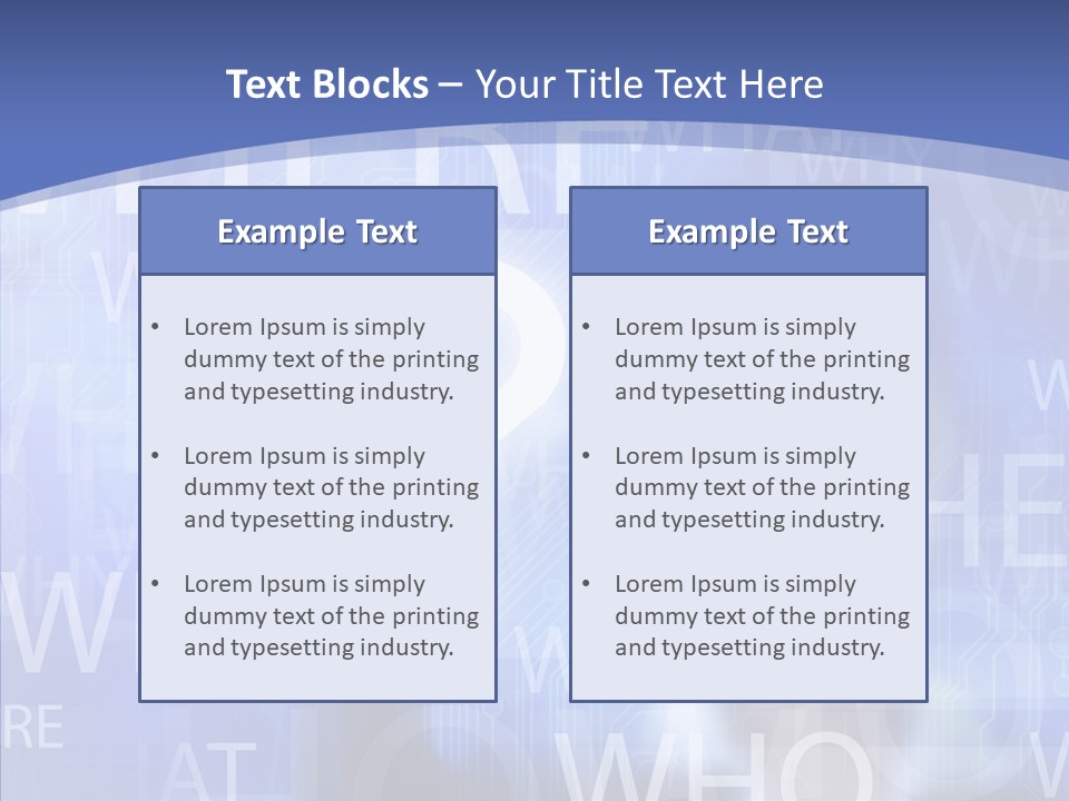 Question Mark Structure People PowerPoint Template