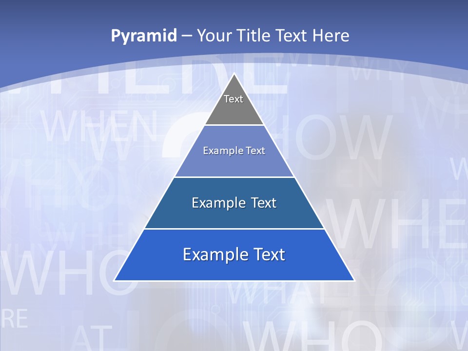 Question Mark Structure People PowerPoint Template