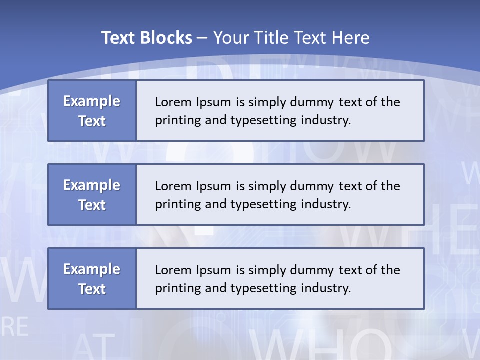 Question Mark Structure People PowerPoint Template