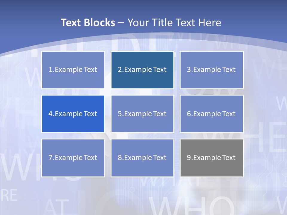 Question Mark Structure People PowerPoint Template