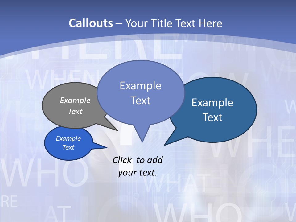 Question Mark Structure People PowerPoint Template