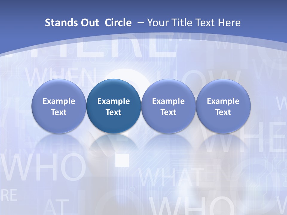 Question Mark Structure People PowerPoint Template