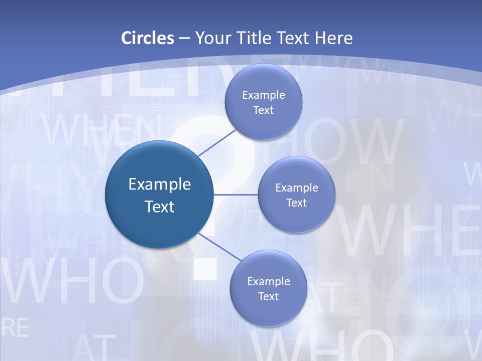 Question Mark Structure People PowerPoint Template