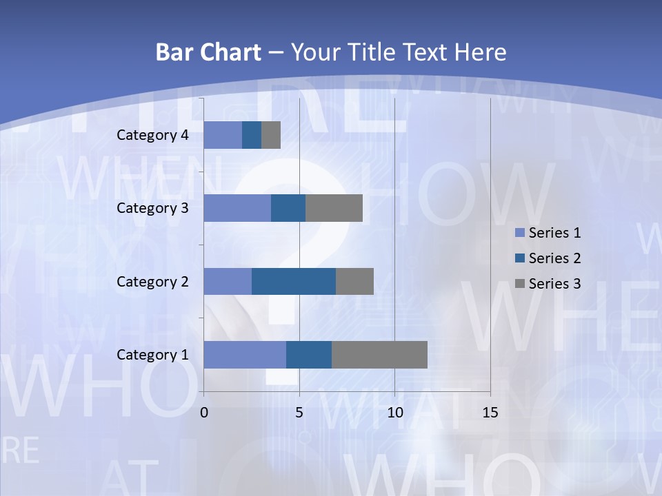 Question Mark Structure People PowerPoint Template