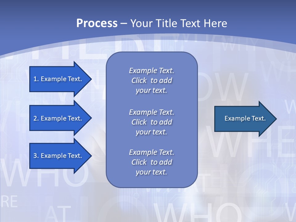 Question Mark Structure People PowerPoint Template