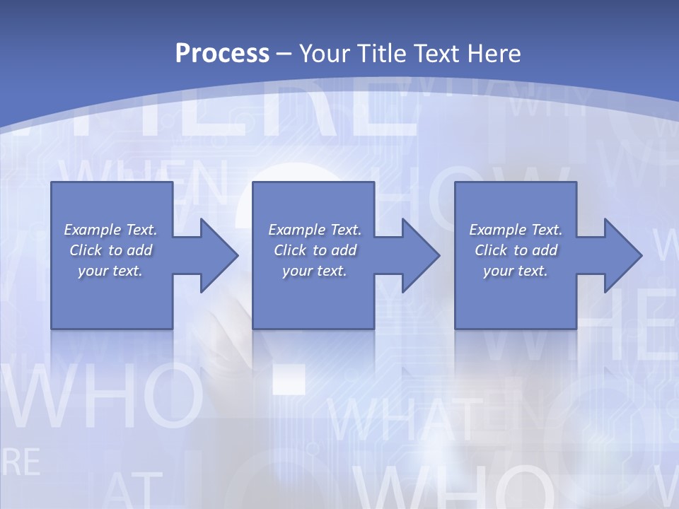 Question Mark Structure People PowerPoint Template