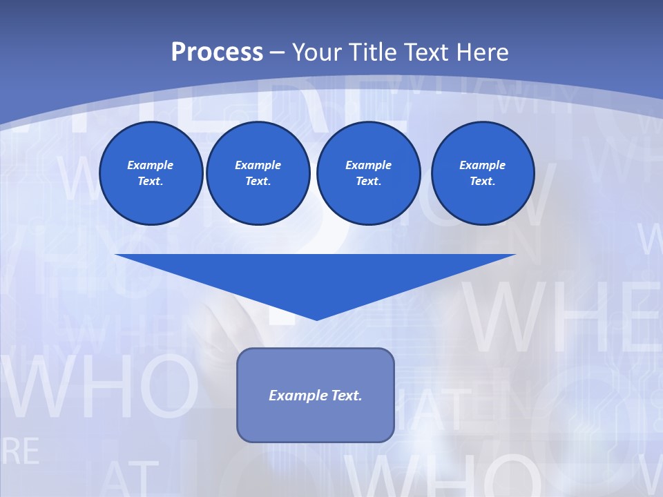 Question Mark Structure People PowerPoint Template