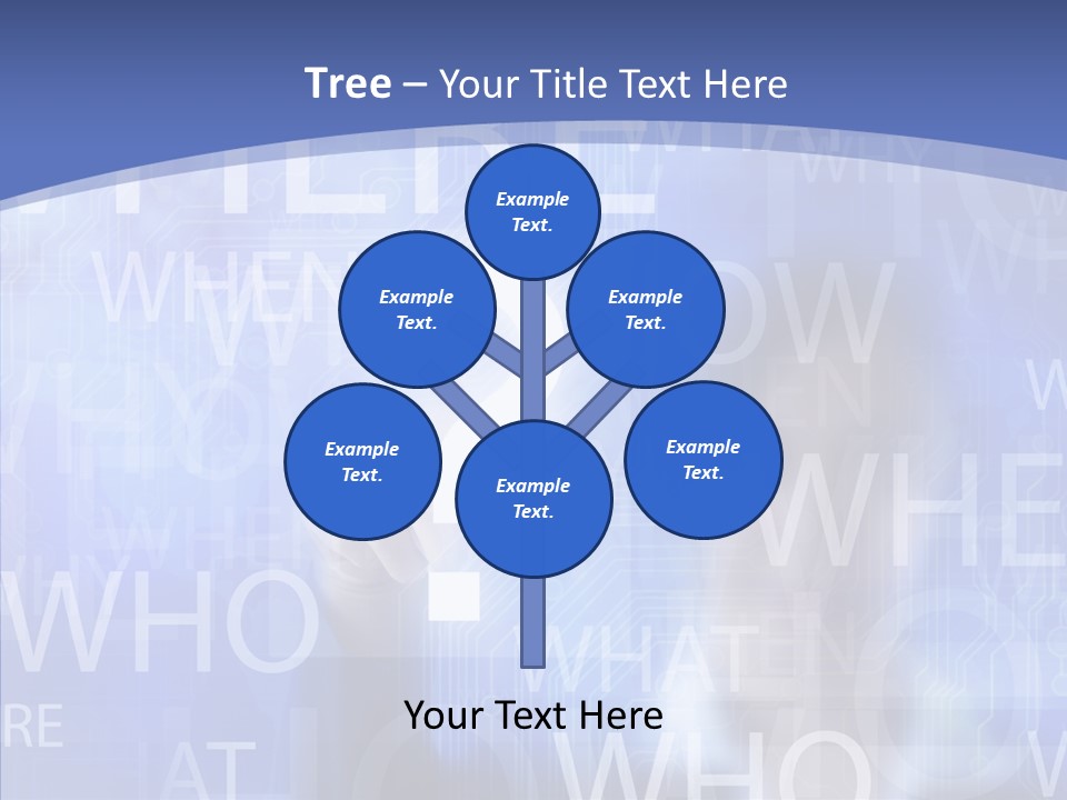 Question Mark Structure People PowerPoint Template