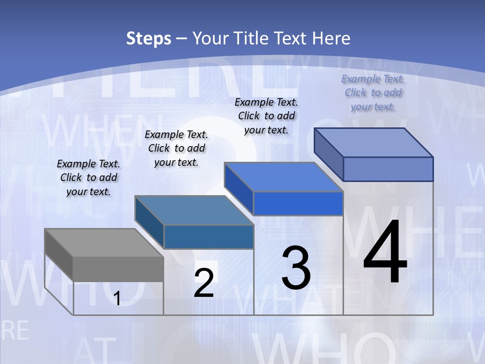 Question Mark Structure People PowerPoint Template