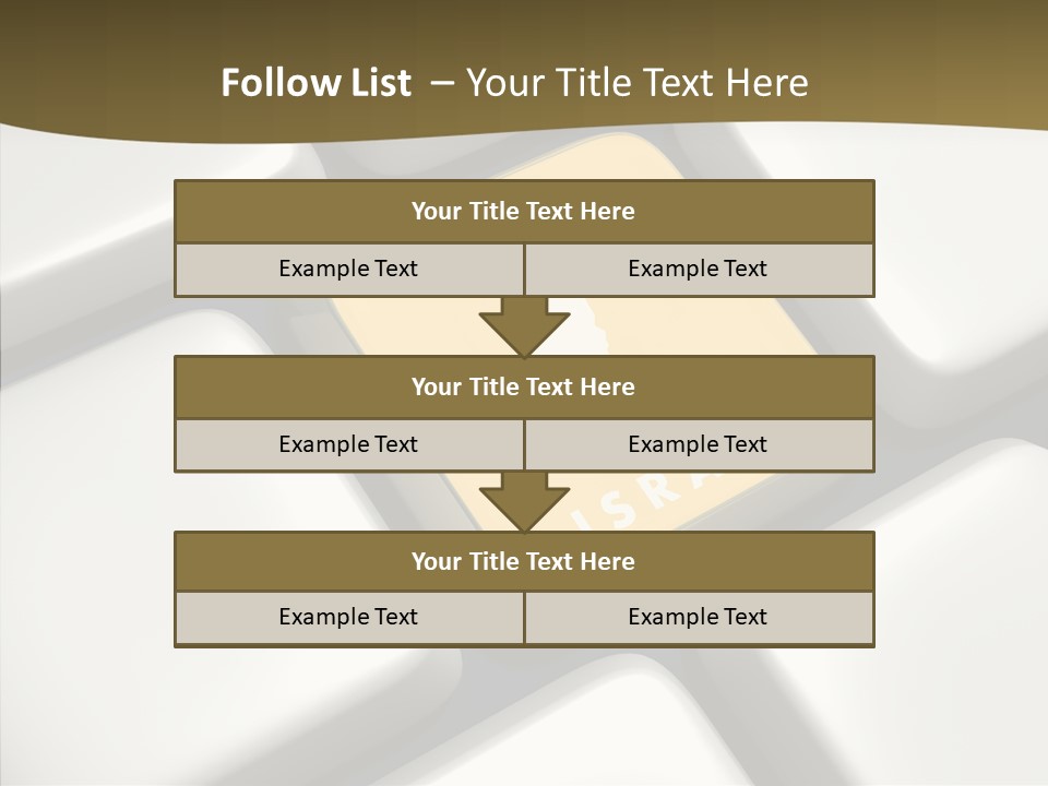 A Computer Keyboard With A Yellow Button On It PowerPoint Template