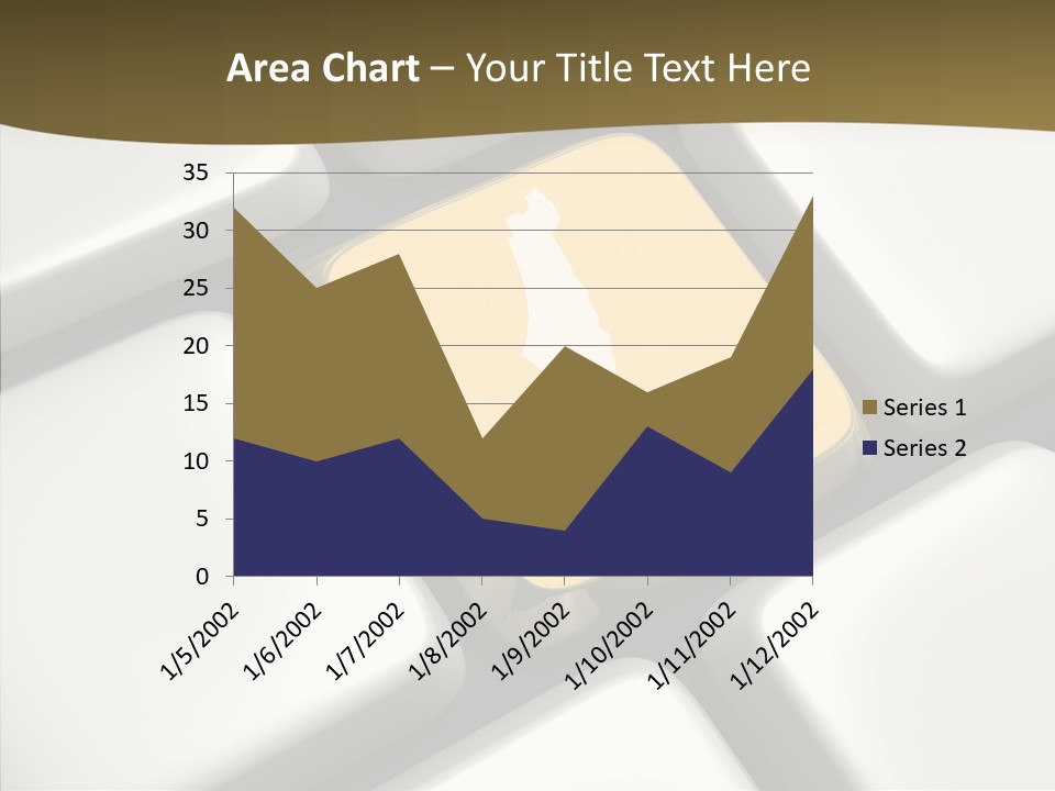A Computer Keyboard With A Yellow Button On It PowerPoint Template
