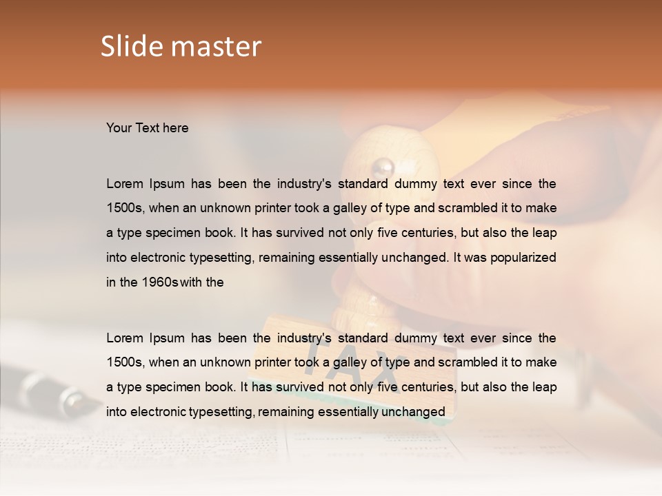 Document Accounting Finance PowerPoint Template