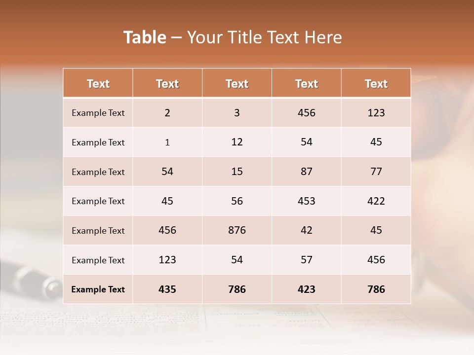 Document Accounting Finance PowerPoint Template