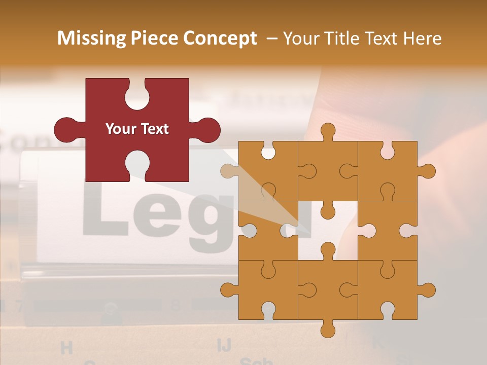 Sue Lawyer Index PowerPoint Template