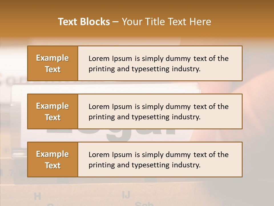 Sue Lawyer Index PowerPoint Template