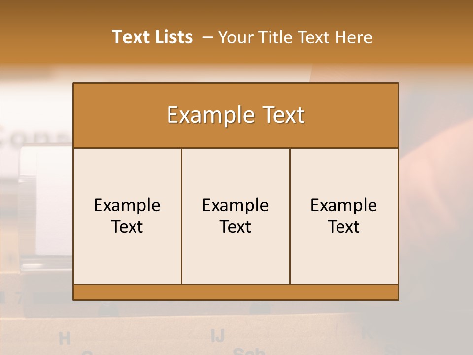 Sue Lawyer Index PowerPoint Template