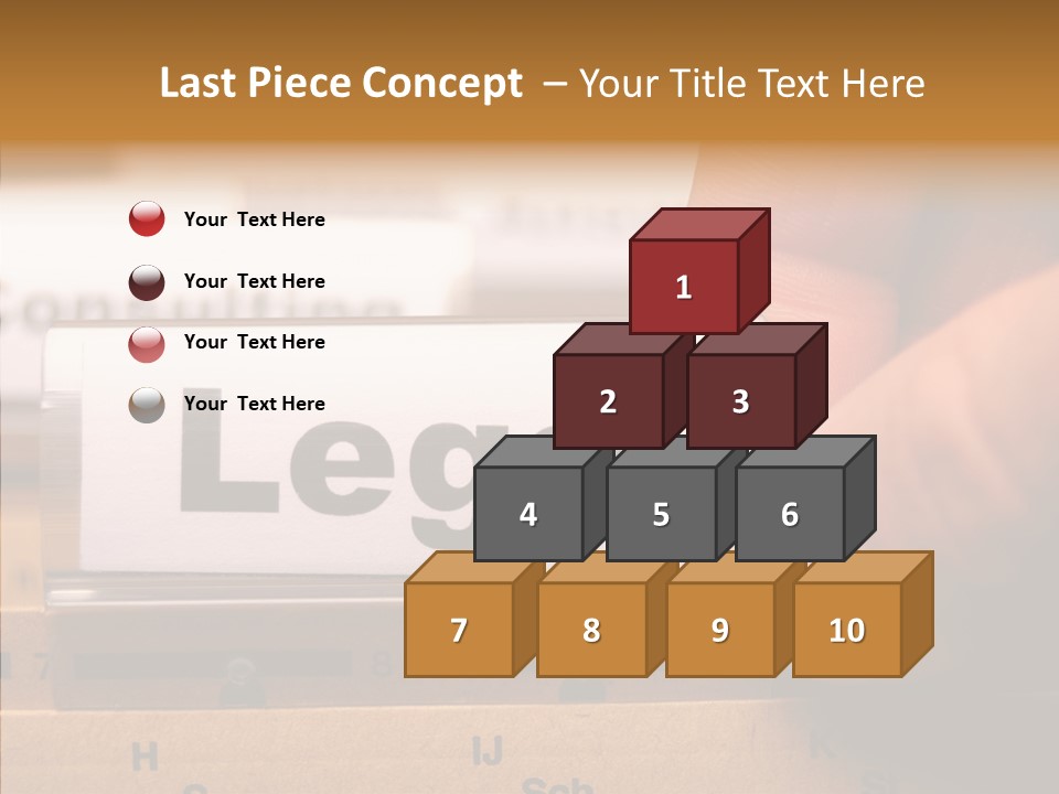 Sue Lawyer Index PowerPoint Template