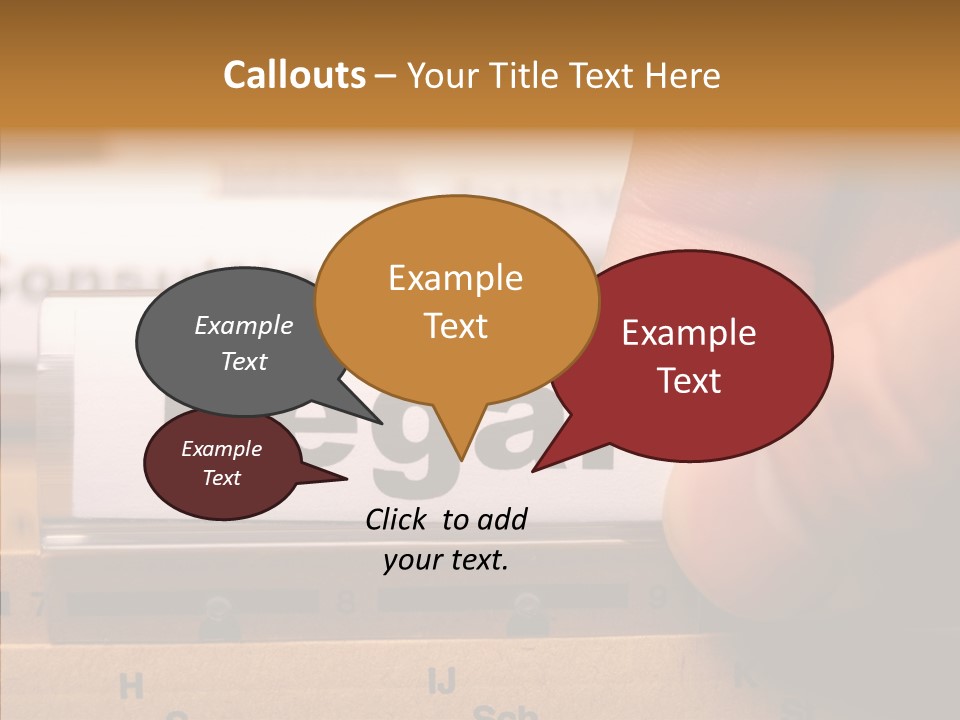 Sue Lawyer Index PowerPoint Template