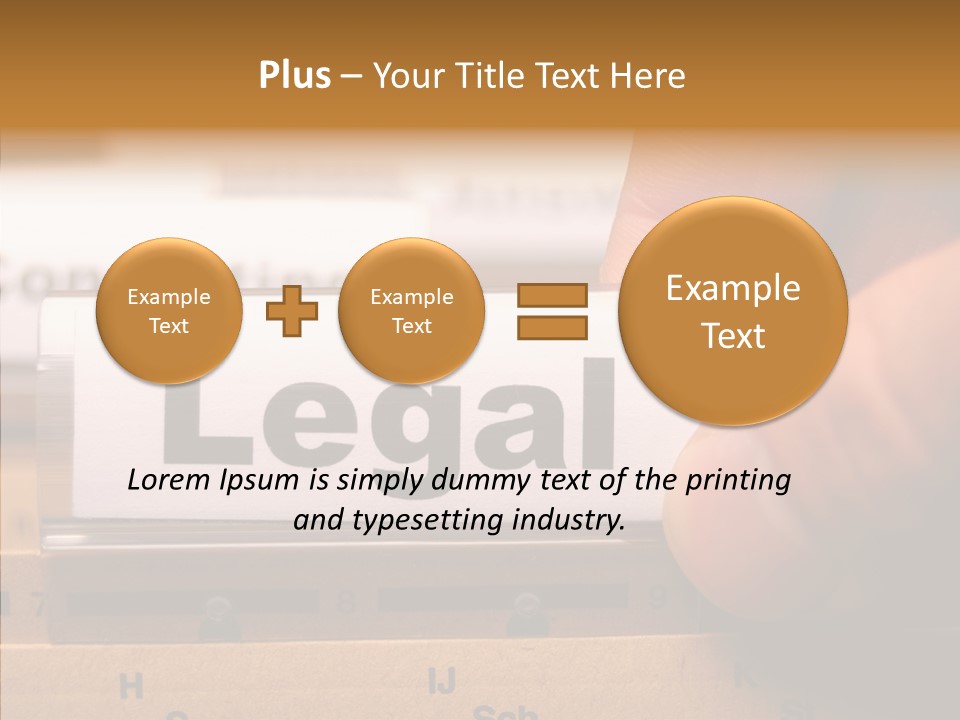 Sue Lawyer Index PowerPoint Template