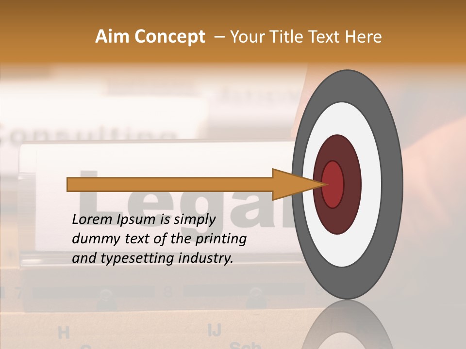 Sue Lawyer Index PowerPoint Template