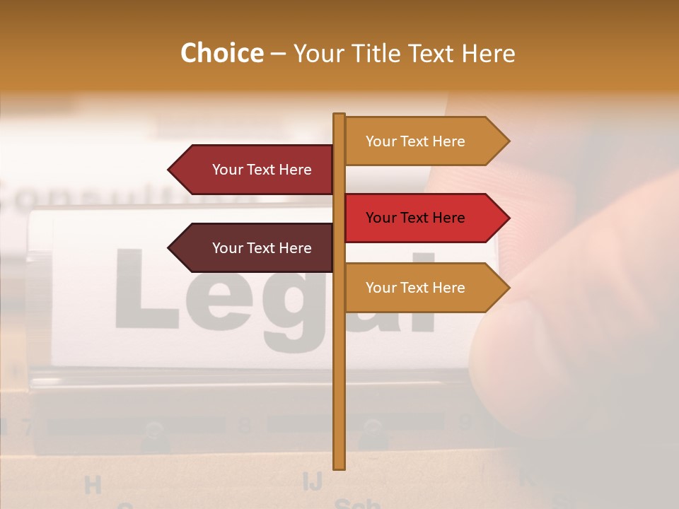 Sue Lawyer Index PowerPoint Template