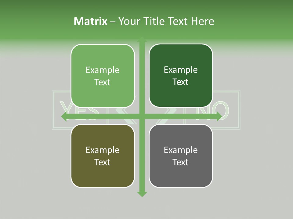 Creative Option Binary PowerPoint Template