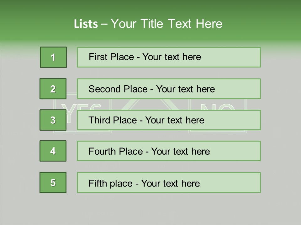 Creative Option Binary PowerPoint Template