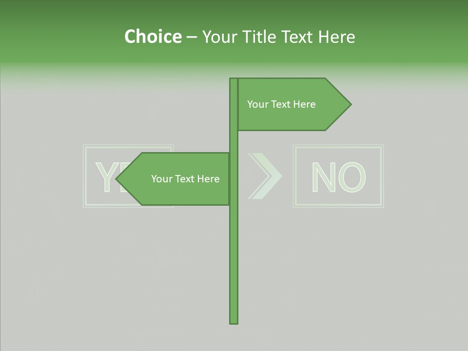 Creative Option Binary PowerPoint Template