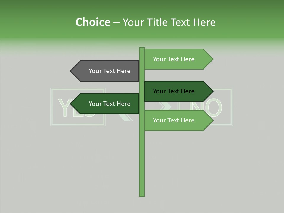 Creative Option Binary PowerPoint Template