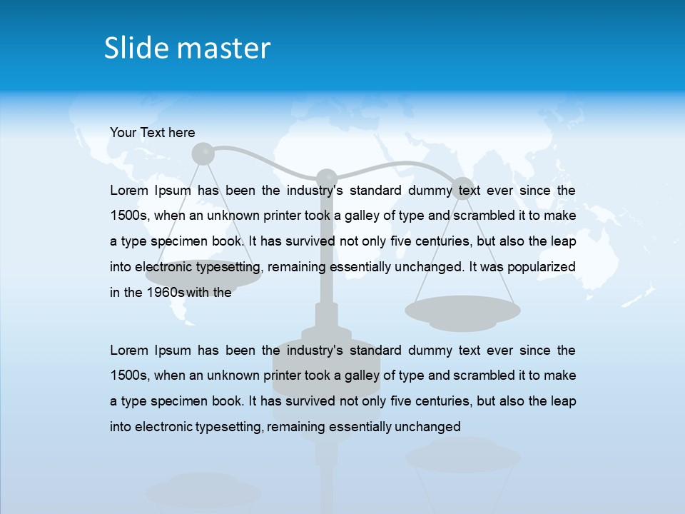 Medicine Posture Disk PowerPoint Template