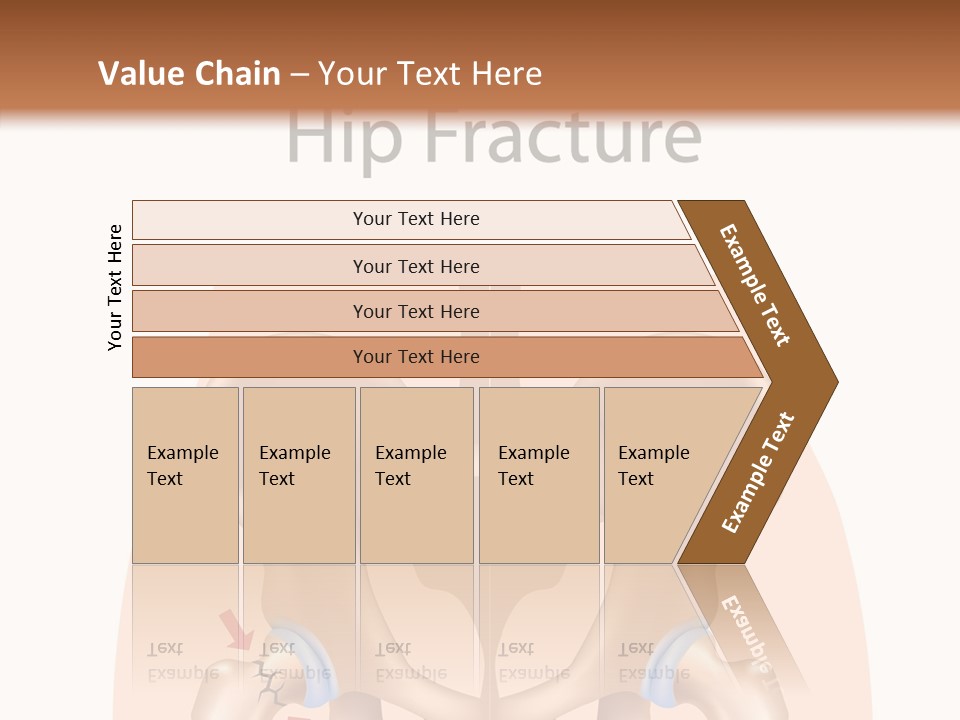 Injured Hip Illustration PowerPoint Template