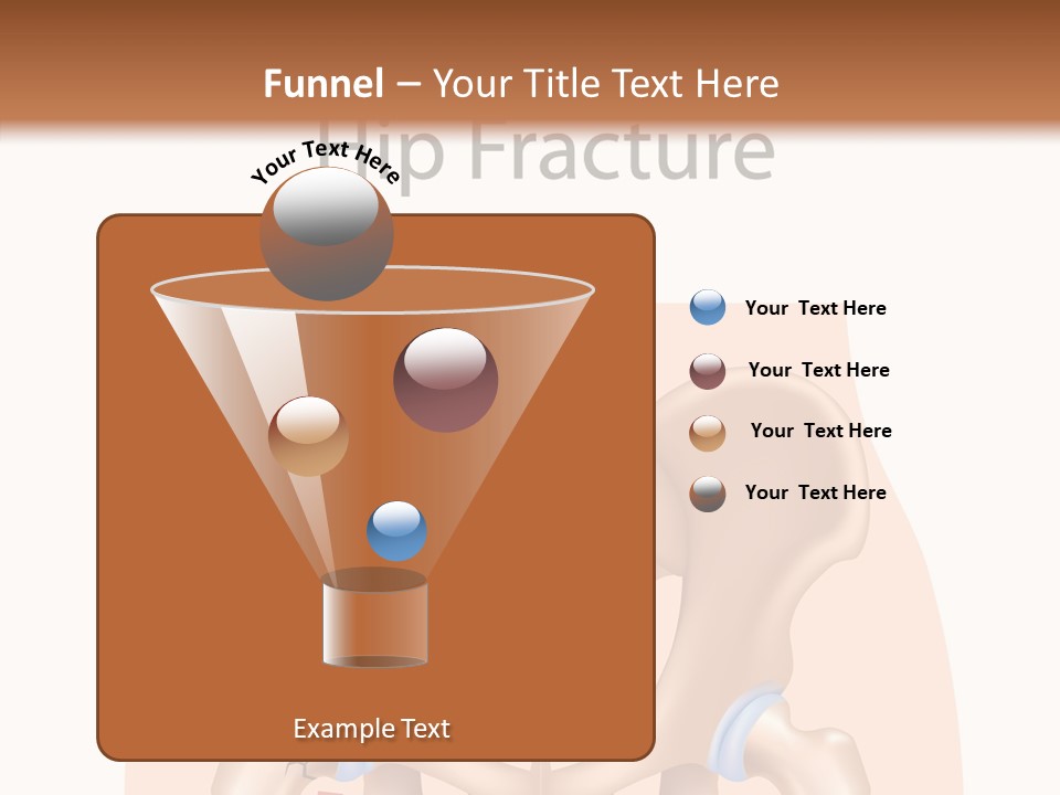 Injured Hip Illustration PowerPoint Template