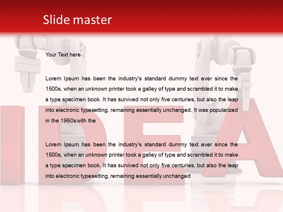 Machine Inspiration Performance PowerPoint Template