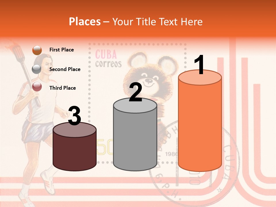 Moscow Mail Russia PowerPoint Template