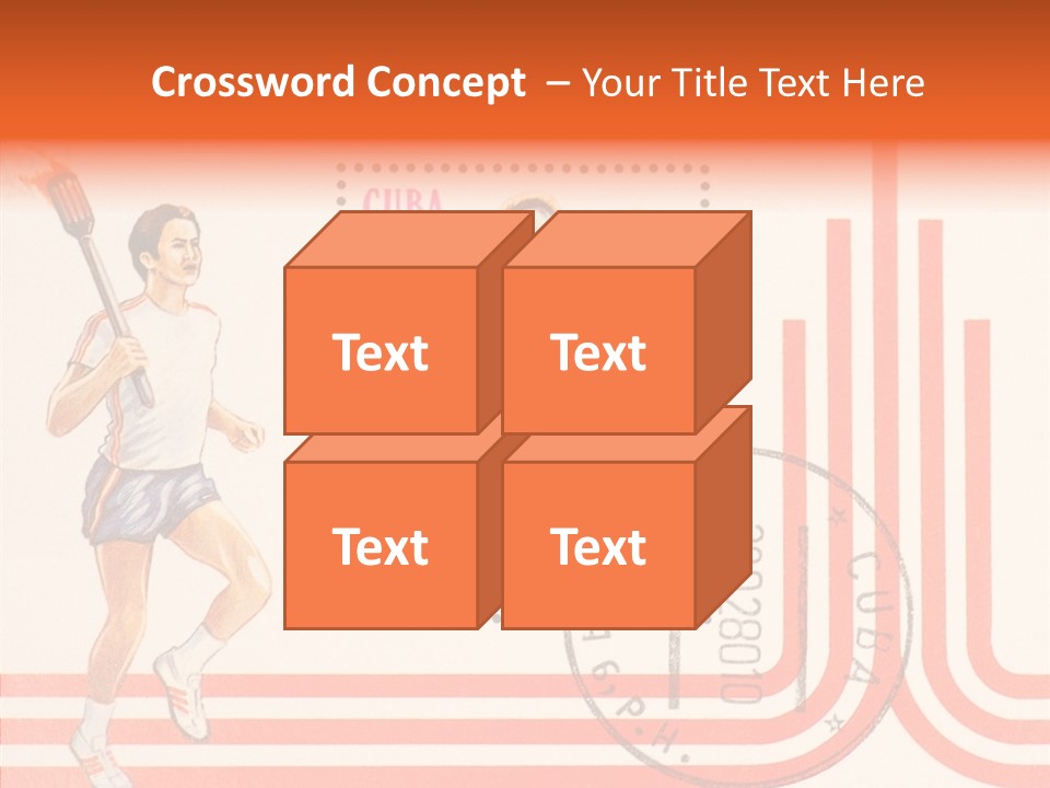 Moscow Mail Russia PowerPoint Template