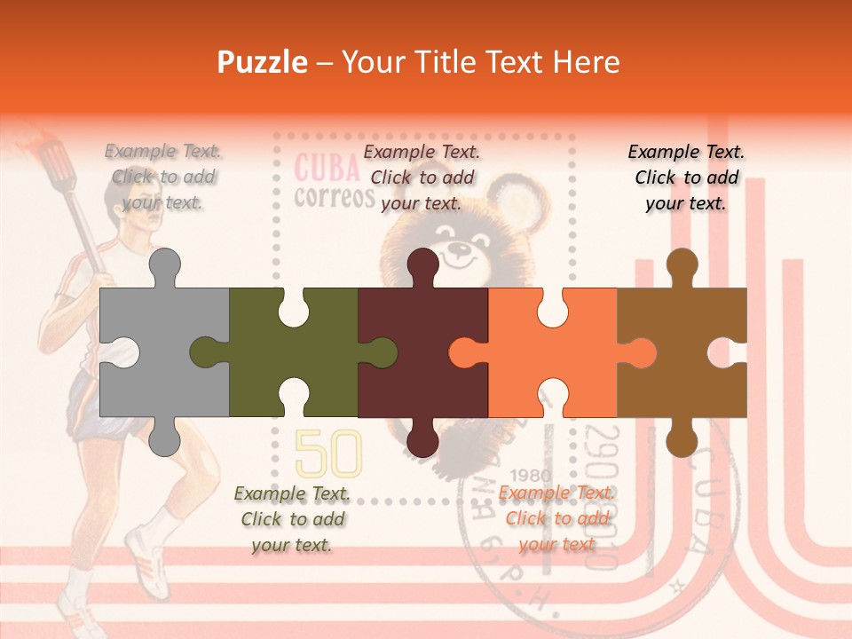 Moscow Mail Russia PowerPoint Template