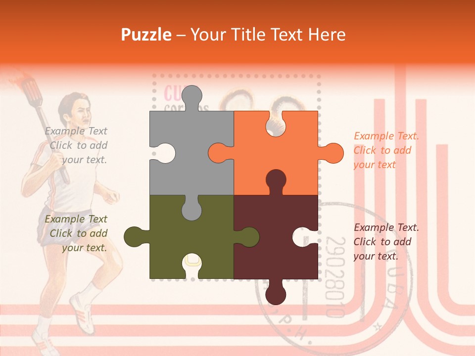 Moscow Mail Russia PowerPoint Template