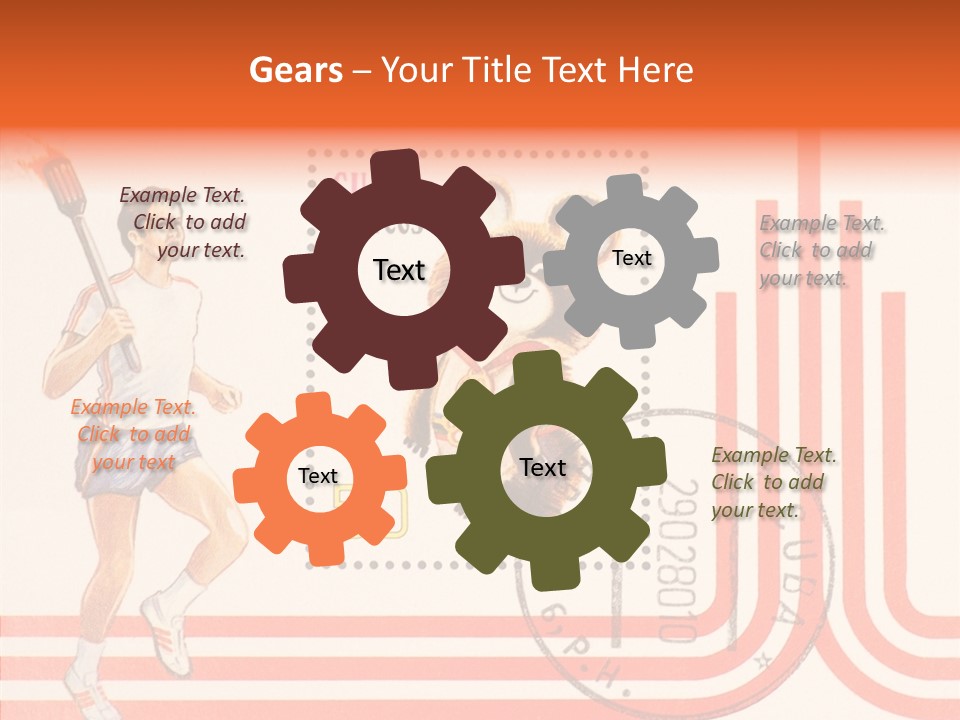 Moscow Mail Russia PowerPoint Template