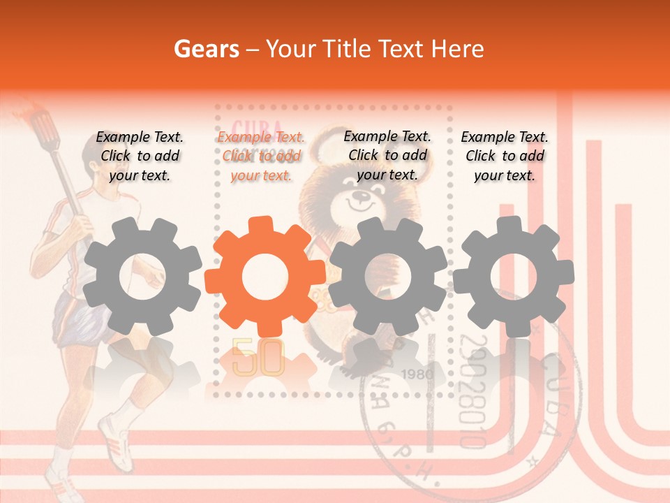 Moscow Mail Russia PowerPoint Template