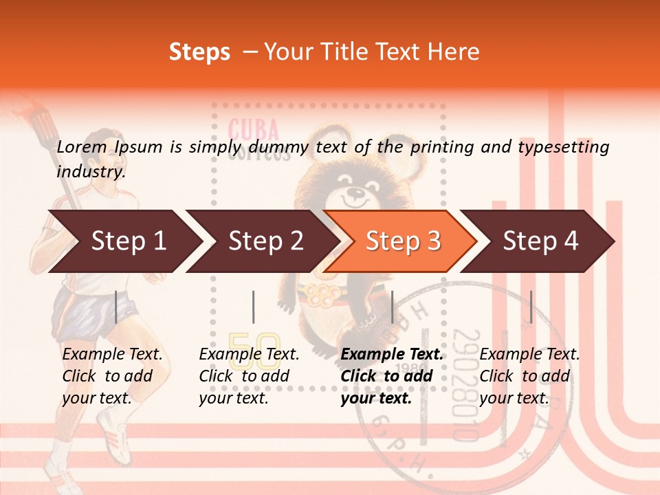 Moscow Mail Russia PowerPoint Template