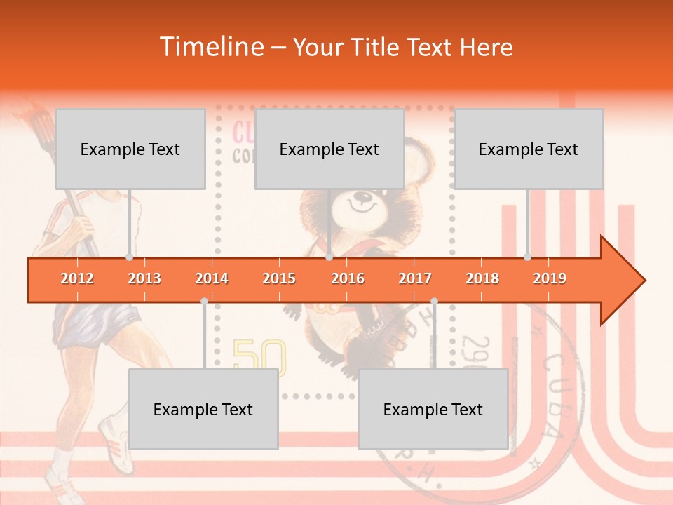 Moscow Mail Russia PowerPoint Template