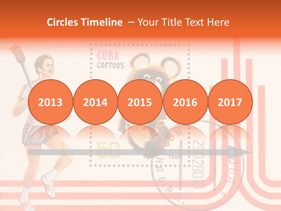 Moscow Mail Russia PowerPoint Template