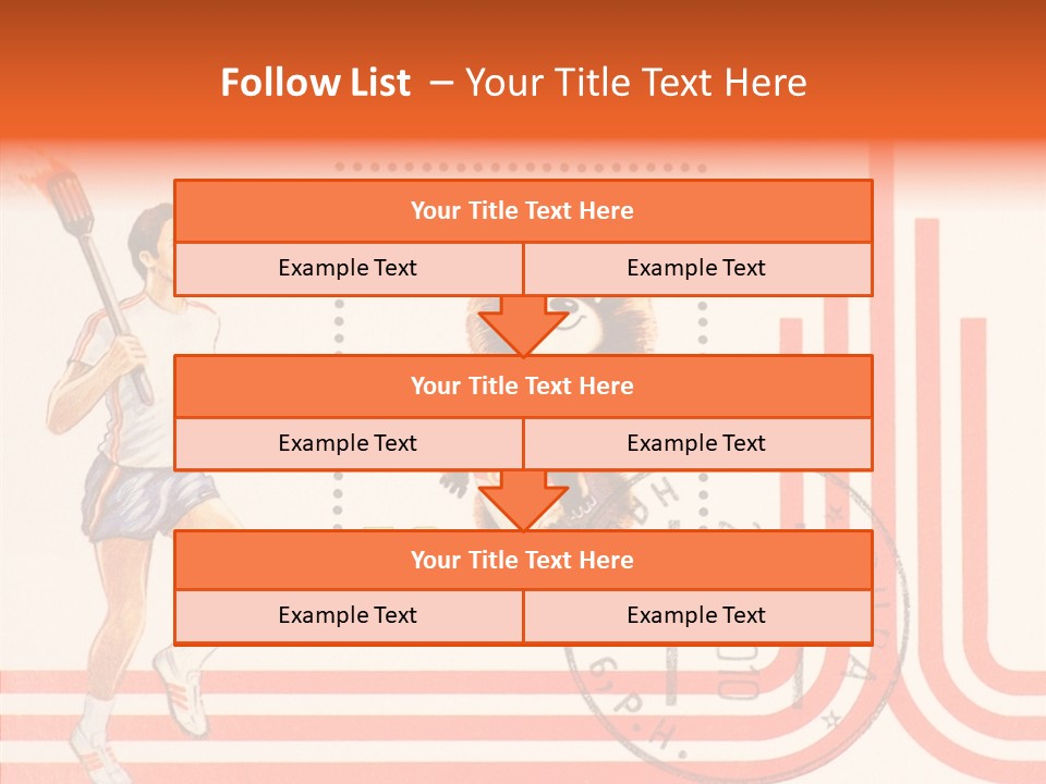 Moscow Mail Russia PowerPoint Template