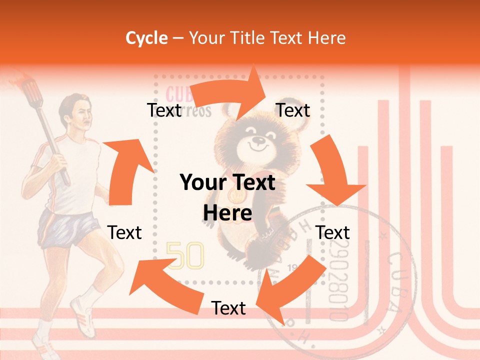 Moscow Mail Russia PowerPoint Template